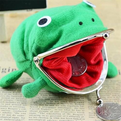 1PCS Hot Selling Frog Wallet Anime Cartoon Wallet Coin Purse Manga Flannel Wallet Cute Purse Coin Holder