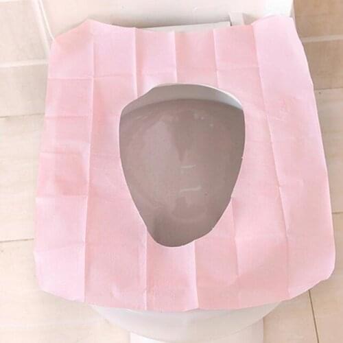 1pc Disposable Toilet Seat Cover Mat 100% Waterproof Toilet Paper Pad For Travel/Camping Bathroom Accessiories