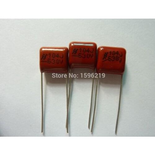 10Pcs CBB 104 630V 104J CBB21 0.1UF 100nF P10 Metallized Polypropylene Film Capacitor