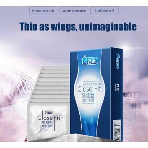 10pcs/Lot Premium Sex Products Natural Latex Rubber Condoms For Men Adult Sex Toys Real Feel Safer Contraception