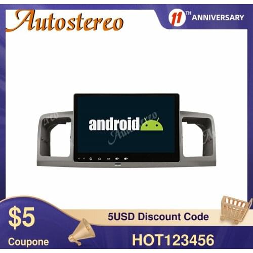 PX5/PX6 DSP Android 9.0 Car GPS Navigation For Toyota Corolla 2001+ Auto Radio Stereo Multimedia Player Head Unit No DVD Player