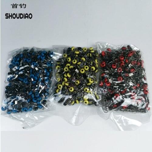 SHOU DIAO 50PCS Fishing Float Bobber Stops Space Beans Connectors Sea Saltwater Fishing Tools Equipment Size S/M/L Freeship
