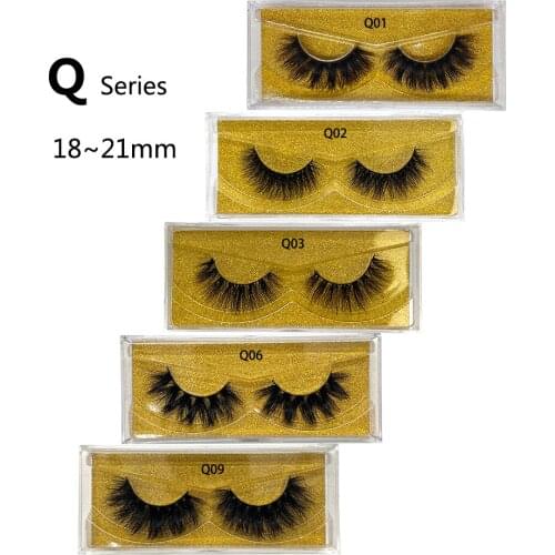 6D Make Up Mink Hair False Eyelashes China Natural Fluffy Curl Embellish Eye To Extend Crosscriss Section Work Wedding E14 D809