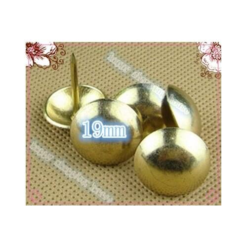 A04 19MM iron Nail color Upholstery Nail Jewelry Box Wall Door Sofa Furniture Decorative Tack Stud Pushpin