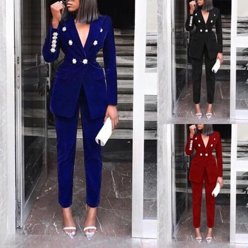 Africa Clothing 2020 Two Piece Set African Dresses For Women Clothes Sets New Long Sleeve Suit Sexy 2 Piece Set African Outfits