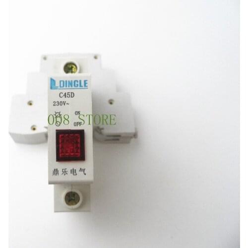 Circuit breaker indicator light signal lamp 230V red new