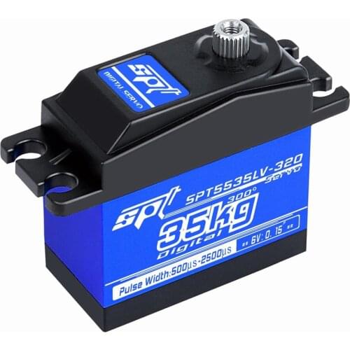 SPT5535LV-320 35KG Large Torque Metal Gear Digital Servo For RC Robot RC Robot Arm Large Angle Remote Control Vehicle