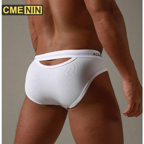 CMENIN Cotton Sexy Gay Men Underwear Bikini Men Briefs Solid Comfortable Mens Briefs Underwear Shorts Mens Underwear