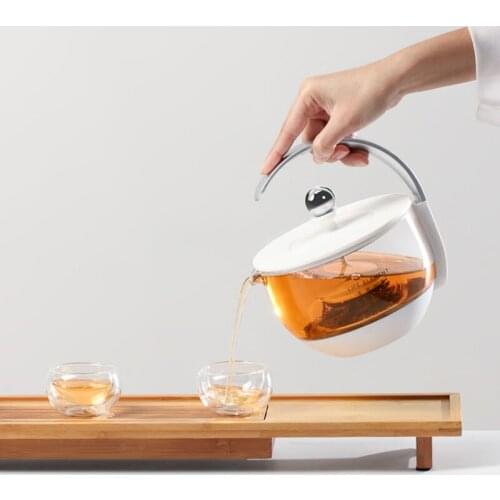 220V Electric Kettle Teapot Glass Boiled Teapot Steam Health Preserving Pot Insulation Tea Maker with Filter Adjust Temperature