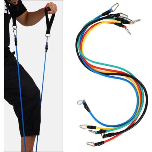 11x Resistance Bands Workout Exercise Fitness Strength Training Tubes Trainer