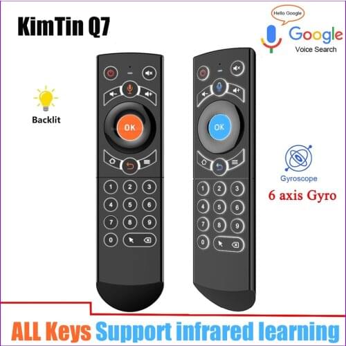 G21 PRO Voice Remote Control 2.4G Wireless Keyboard Air Mouse Q7 with IR Learning Gyros for Android TV Box H96 MAX RK3566 TV BOX