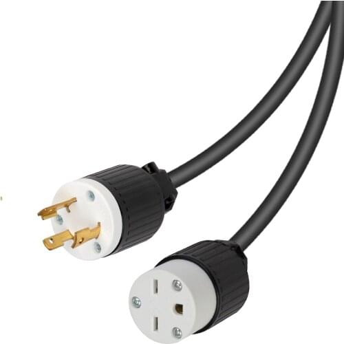 JORINDO NEMA L15-30P TO 6-15R American standard plug power cable,L15-30P plug to 6-15R socket Power conversion line