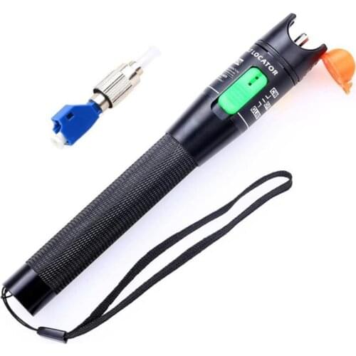 HOT Aluminium Alloy 30Km Visual Fault Locator Fiber Optic Cable Tester VFL for FC,SC,ST & LC Adapter