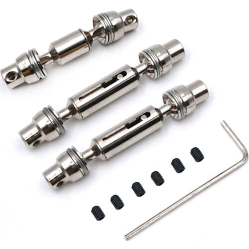 Metal Front Rear Drive Shaft for 1/16 WPL B16 B36 Henglong 6WD Truck RC Car Spare Parts