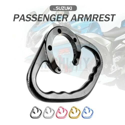 Motorcycle CNC Passenger Front Hand Grip Fuel Tank Grab Bar Handles Armrest For Suzuki GSXR 1000 GSXR1000 2003-2013