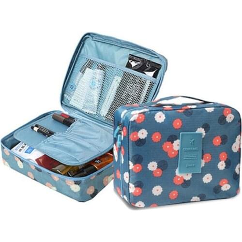 New Cosmetic Bag Fashion Multi-function Oxford Travel Storage Makeup Bag Men Women Portable Waterproof Wash Bag