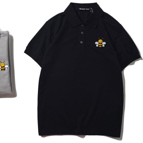 New 2020 Men High Classic Embroidery bee luxury Fashion Casual Polo Shirts Shirt Skateboard Cotton Polos Top Tee S-2XL #N294