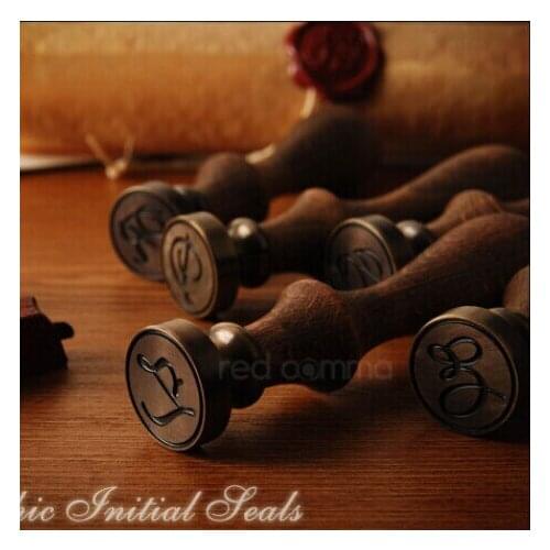 Ancient Ways Seal Stamp With Letter A-Z Classical Roman Alphabet Seal Stamp Special Personalized Motto On Gift