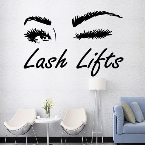 Luxuriant lash lifts Wall Stickers Home Decor Girls Bedroom Sticker For Living Room Bedroom Decal Mural