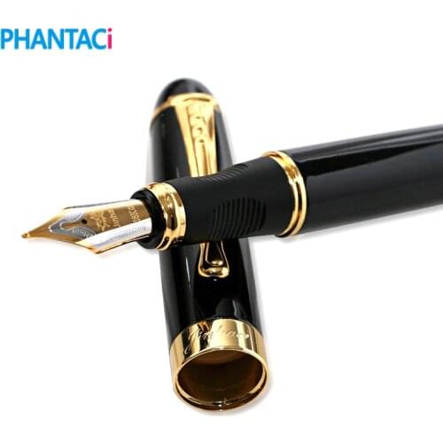 High Quality Jinhao 450 Iraurita Fountain Pen Full Metal Golden Clip Luxury Brand Pens Stationery Office School Supplies