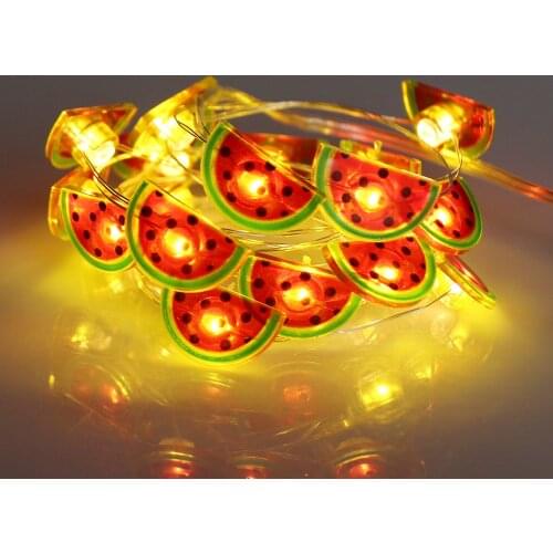 Watermelon Shape LED 2.2M Copper Wire String Lights Waterproof Holiday lighting For Wedding Party Decoration Light