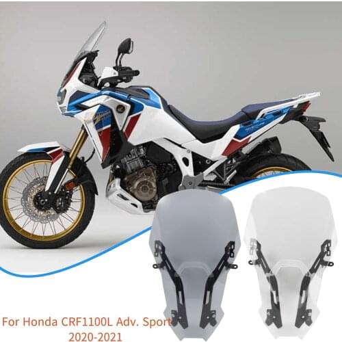 Windshield Windscreen For Honda CRF1100L Adv Sport 2020-2021 Motorcycle Accessories Wind Deflectors CRF1100 L Adventure Sports