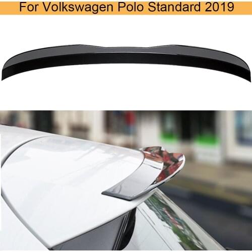 Car Rear Roof Spoiler Boot Lip Wing For Volkswagen VW POLO Standard 2019 Rear Roof Wing Spoiler ABS Glossy Black
