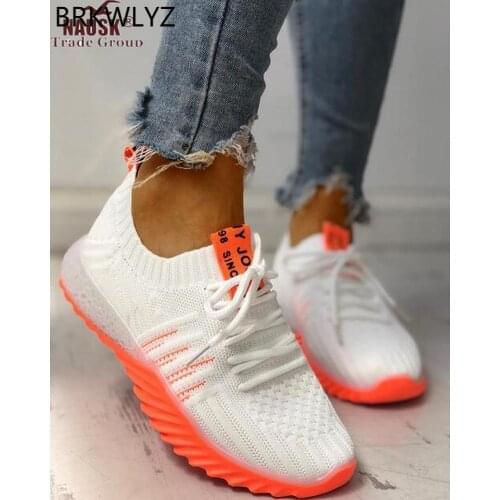 2020 New Women Platform Chunky Sneakers Casual Vulcanize Shoes Luxury Designer Female Fashion Sneakers Chaussures Femme