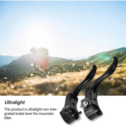 1Pair Mountain Ultra Light Brake Handle V Brake/Disc Brake Handle Brake Aluminum Alloy Mountain Hydraulic Bicycle Disc Brake Set