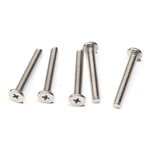 10Pcs M6 304 Stainless steel phillips countersunk head screws notebook digital flat screw cross small computer bolts 10mm-40mm