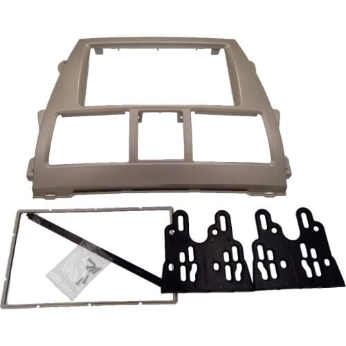 2 Din Fascia fit for Toyota Vios 2008 belta Yaris Sedan Radio DVD Stereo Panel Dash Mounting Installation Trim Kit Frame Bezel