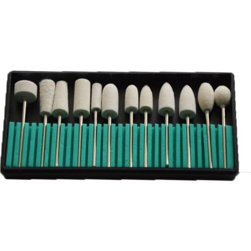 60pcs/5box Z2001 Popular Felt Polishing Bur Kit for Alloy Metal Jewellery Stones Hard Wood Fast Trimming Grinding Kits Set Tools