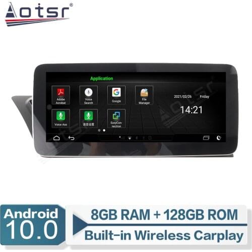For Audi A4 A5 S4 S5 2009 - 2016 Android Auto Car Player Radio GPS Navigation Multimedia Video IPS Screen 10.25" AutoRadio