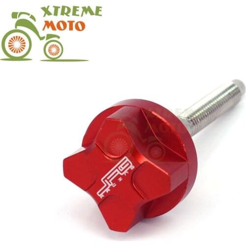 CNC Motorcycle Red Air Filter Box Bolt Screw Plug For HONDA CR80R 96-02 CR85R 03-07 CRF150R 07-17 CRF250R CRF250X 04-17