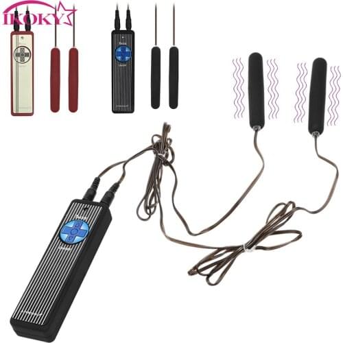 IKOKY Strong Vibration Bullet Vibrator Clitoris Stimulator 7 Speed Sex Toys for Women Double Vibrating Jump Egg for Couples