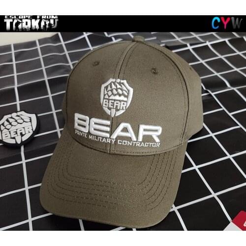 Escape From Tarkov Caps Cosplay BEAR USEC Basdball Cap Unisex Adjustable Hip Hop Sun Hat Cosplay Costume Props