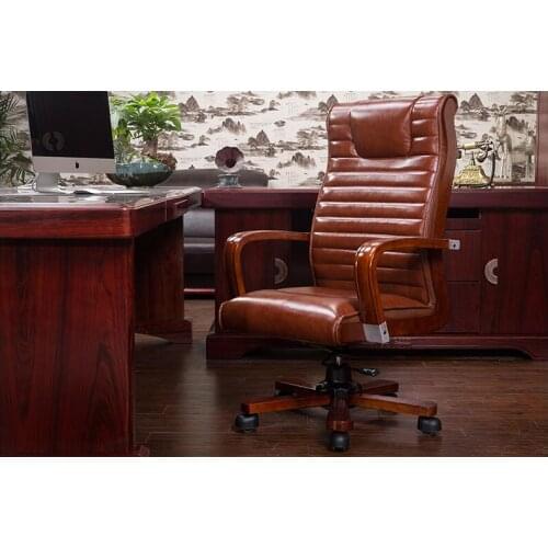 Computer Chair Home Office High Chair Ergonomic Lifting Chair Fashion Leather Art Chair