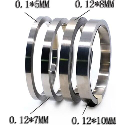 10m 0.12mm 18650 Li-ion Battery Nickel Strip Sheet Nickel Plated Steel Belt Tape Connector SPCC spot welding BMS Parts 7/8/10mm