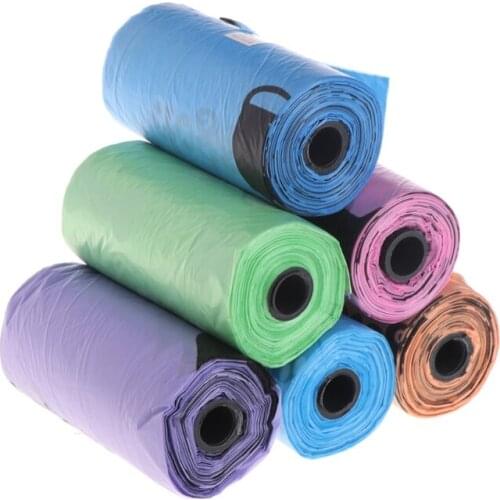 Pet Waste Bag Biodegradable Cats Dog Poop Clean Pick Up Outdoor Rubbish Printing