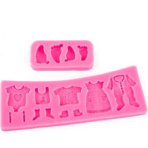 Creative New Cake Mold Baby Foot Silicone Mold Chocolate Fondant Cake Decorating Baking Tool Bakeware DIY Craft Handmade Supply