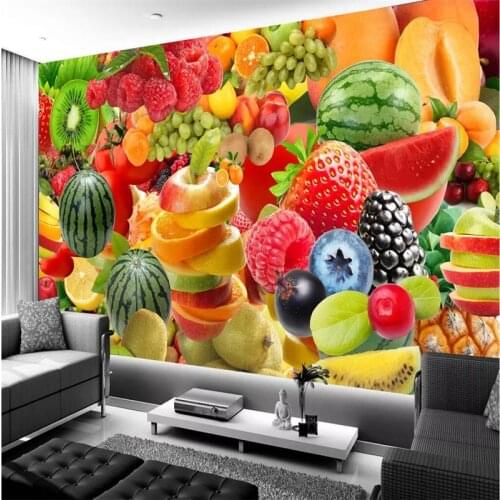 Beibehang Wallpaper custom living room bedroom wallpaper mural modern minimalist fashion fruit tooling sofa background wall