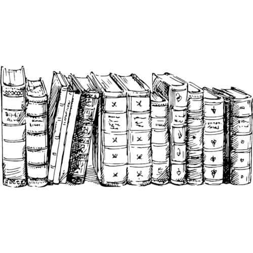 2021 New Retro Books Transparent Clear Stamps For DIY Craft Making Scrapbooking Greeting Card Album Paper No Metal Cutting Dies