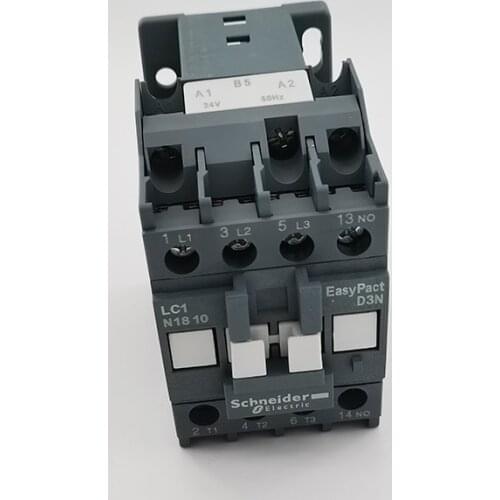 Schneider D3N AC contactor 18A 1NO 220V LC1N1810M5N / 24V LC1N1810B5N / 110V LC1N1810F5N / 380V LC1N1810Q5N / 36V LC1N1810CC5N