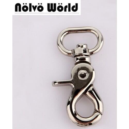 30pcs 5.7*2cm 3/4 inch Silver Stronger Swivel Clasps Clips Dog Leash Swivel Hook Snaphook Cord Hook Buckle Trigger Clips Snap