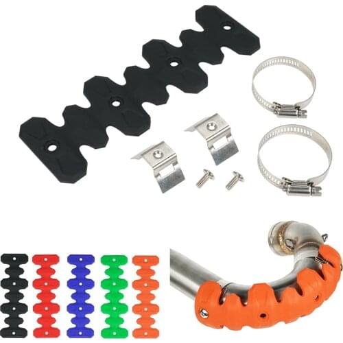 Universal Exhaust Muffler Pipe Heat Shield Guard Protector For KTM SHERCO Honda Yamaha Suzuki Husaberg Husqvarna Kawasaki BETA