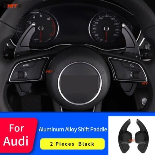 Aluminum Alloy Car Steering Wheel Shift Paddle for A3 A4L A5 A7 A8 S3 S5 S6 S7 Q3 Q5 Q7 R8 TT TTS Shifter Extend Accessory