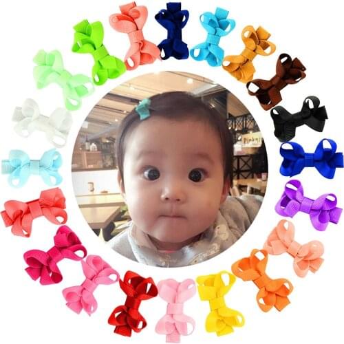 1 PCS Baby Girl Clothes Infant Hair Clips Accessories Cloth Tie Bows Headwear Tiara Gift Toddlers Newborn Barrettes