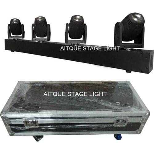 4pcs/Flycase)Stage lighting equipment moving head led barre led rgbw dmx led party 4x10w moving head beam bar 4 head