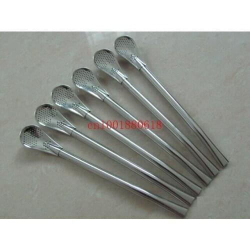 Free Shipping Stainless Steel Bombilla straws bombilla filter straw for Yerba mate ,500pcs/lot