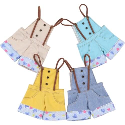 ICY DBS Blyth doll joint body licca body jumpsuit Rompers short pants shirt, only suit no doll no shoes